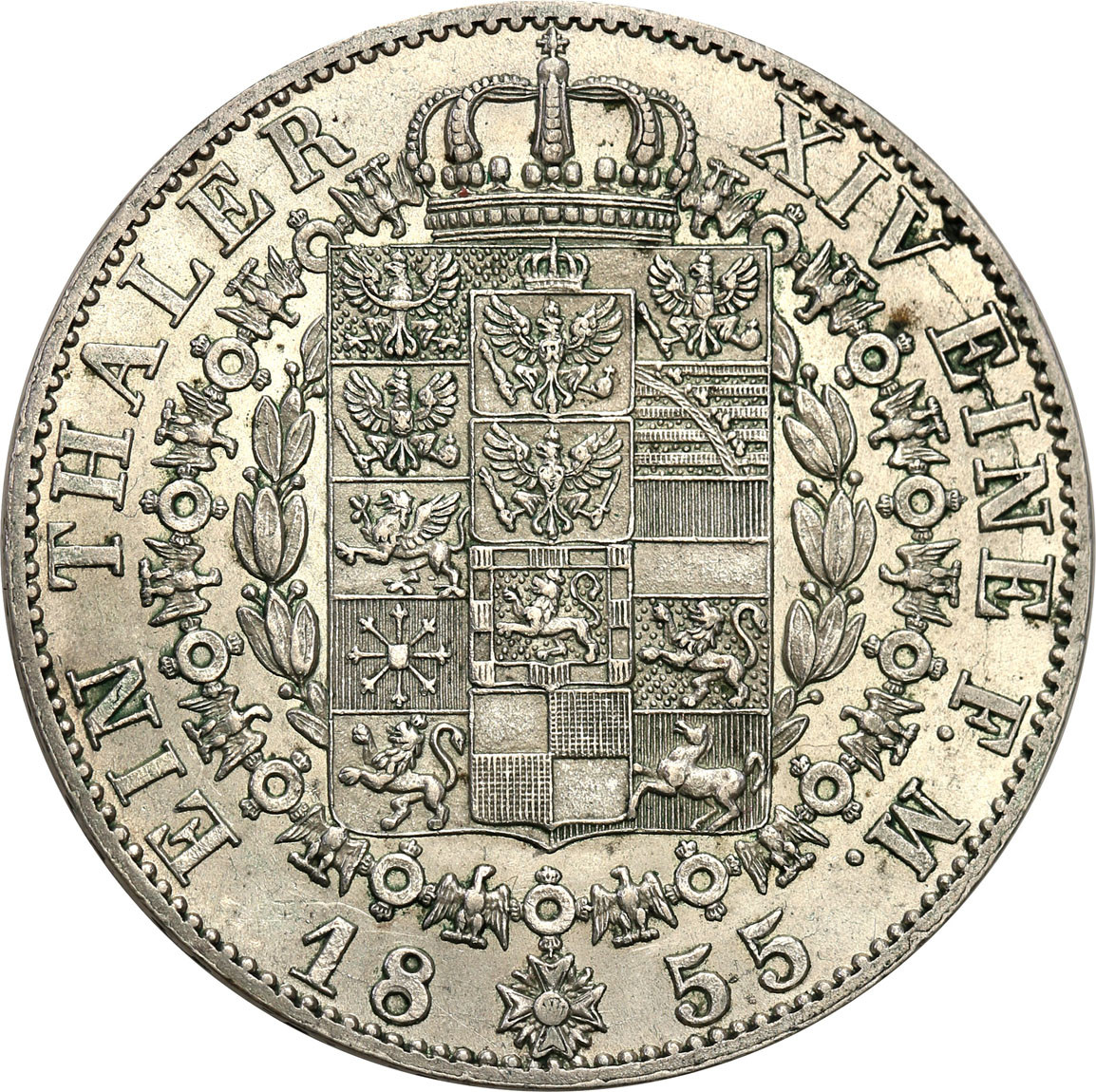 Niemcy, Prusy. Fryderyk Wilhelm IV. Talar  1855 A, Berlin